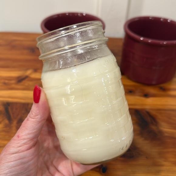 Longaberger Pottery Woven Traditions Crocks x 2 in Paprika & Vanilla Jar Candle - Picture 2 of 7